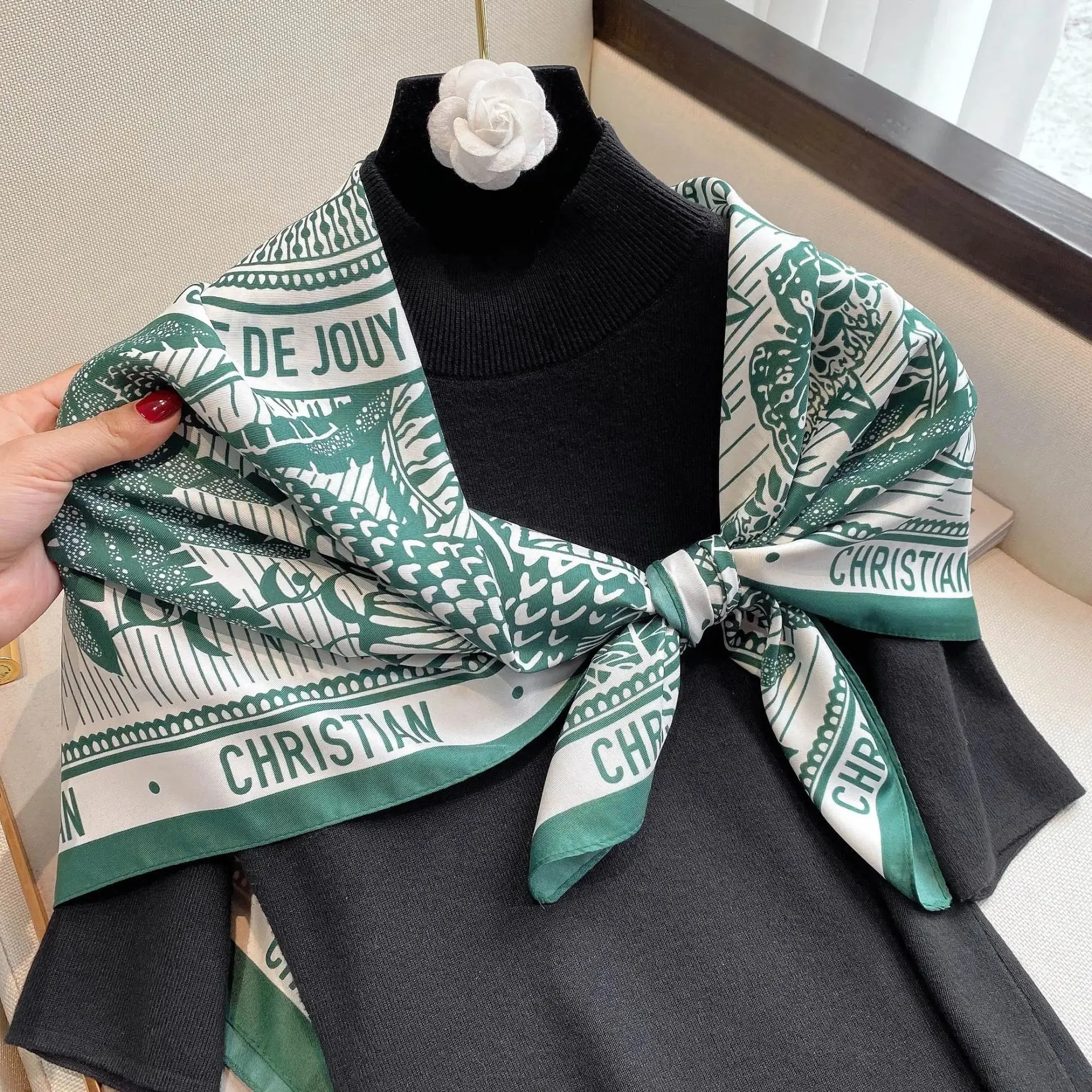 90*90cm Square Silk Scarf