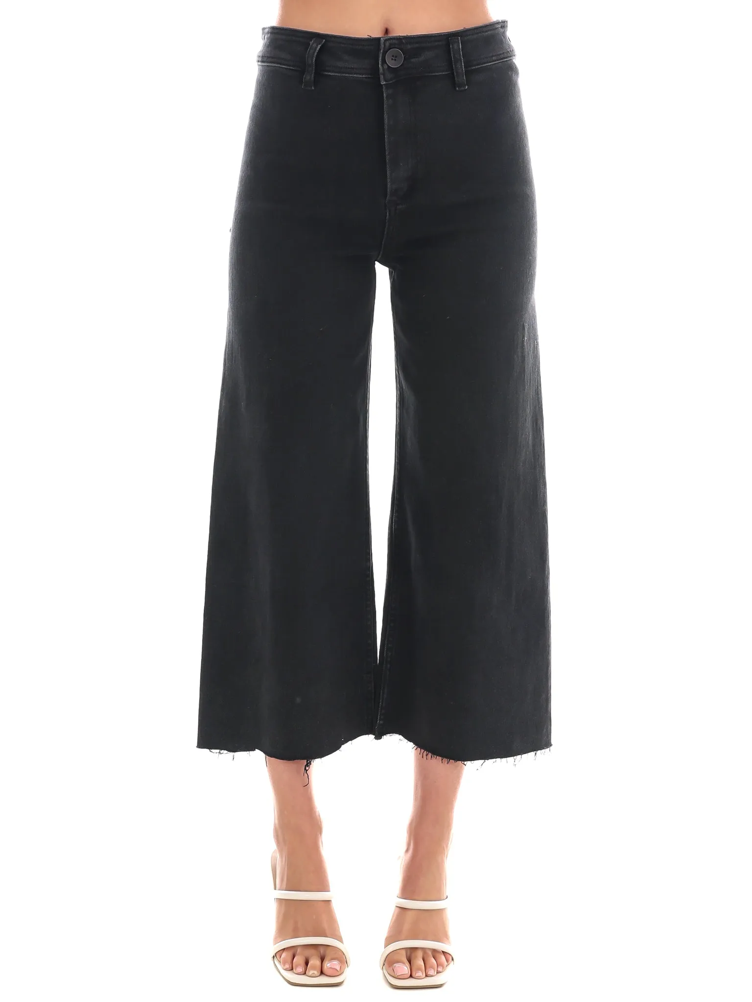 A Better Place Cropped Straight Leg Jeans