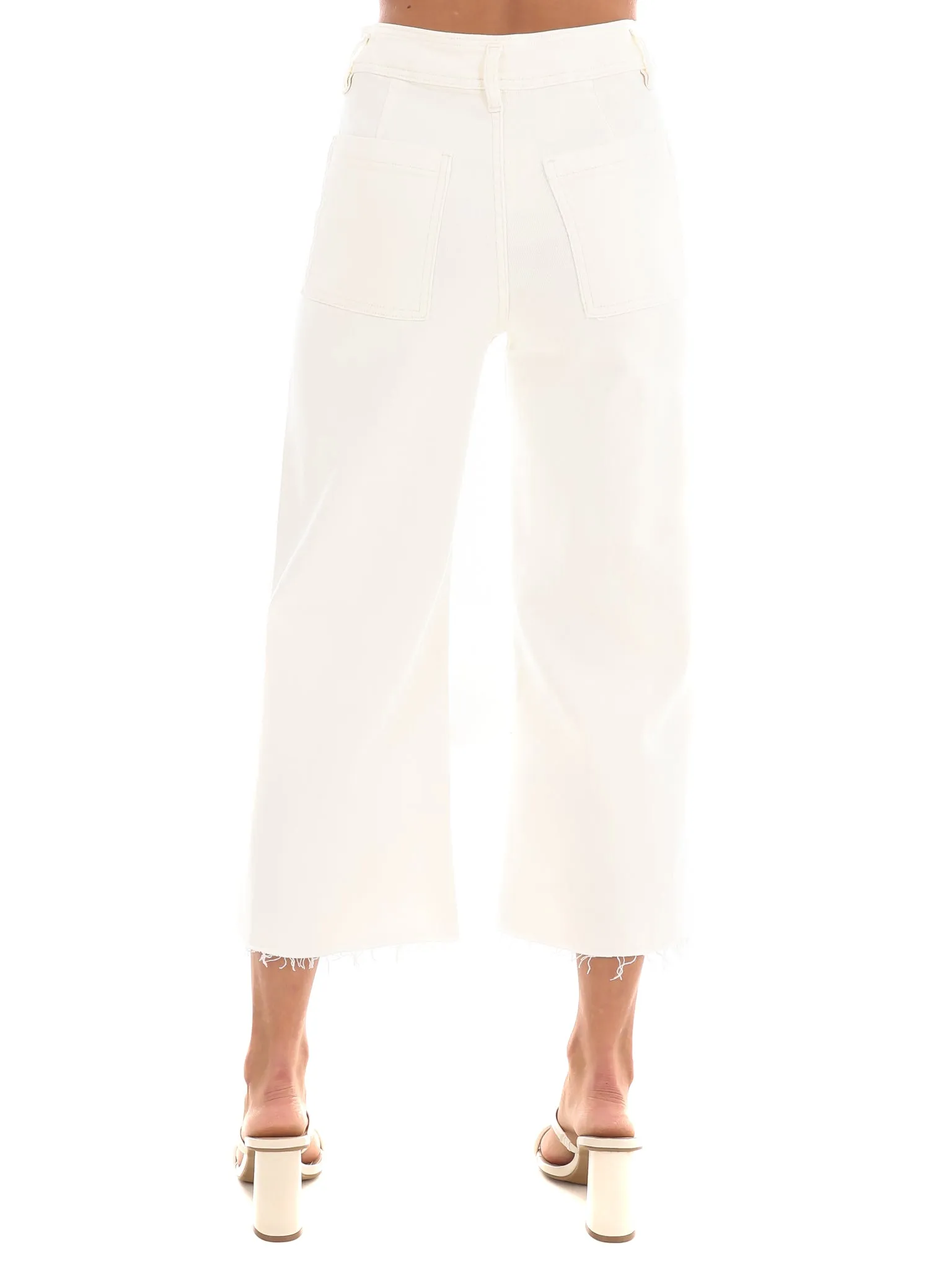 A Better Place Cropped Straight Leg Jeans