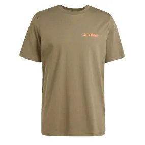 Adidas Terrex Graphic T-Shirt Olive Strata