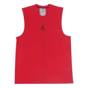 Air Jordan Quick Dry Basketball Training Sports Vest Red