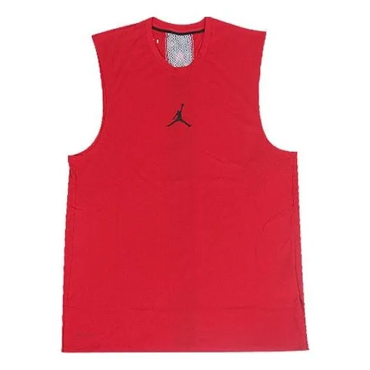 Air Jordan Quick Dry Basketball Training Sports Vest Red