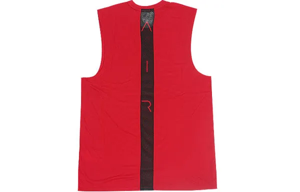 Air Jordan Quick Dry Basketball Training Sports Vest Red