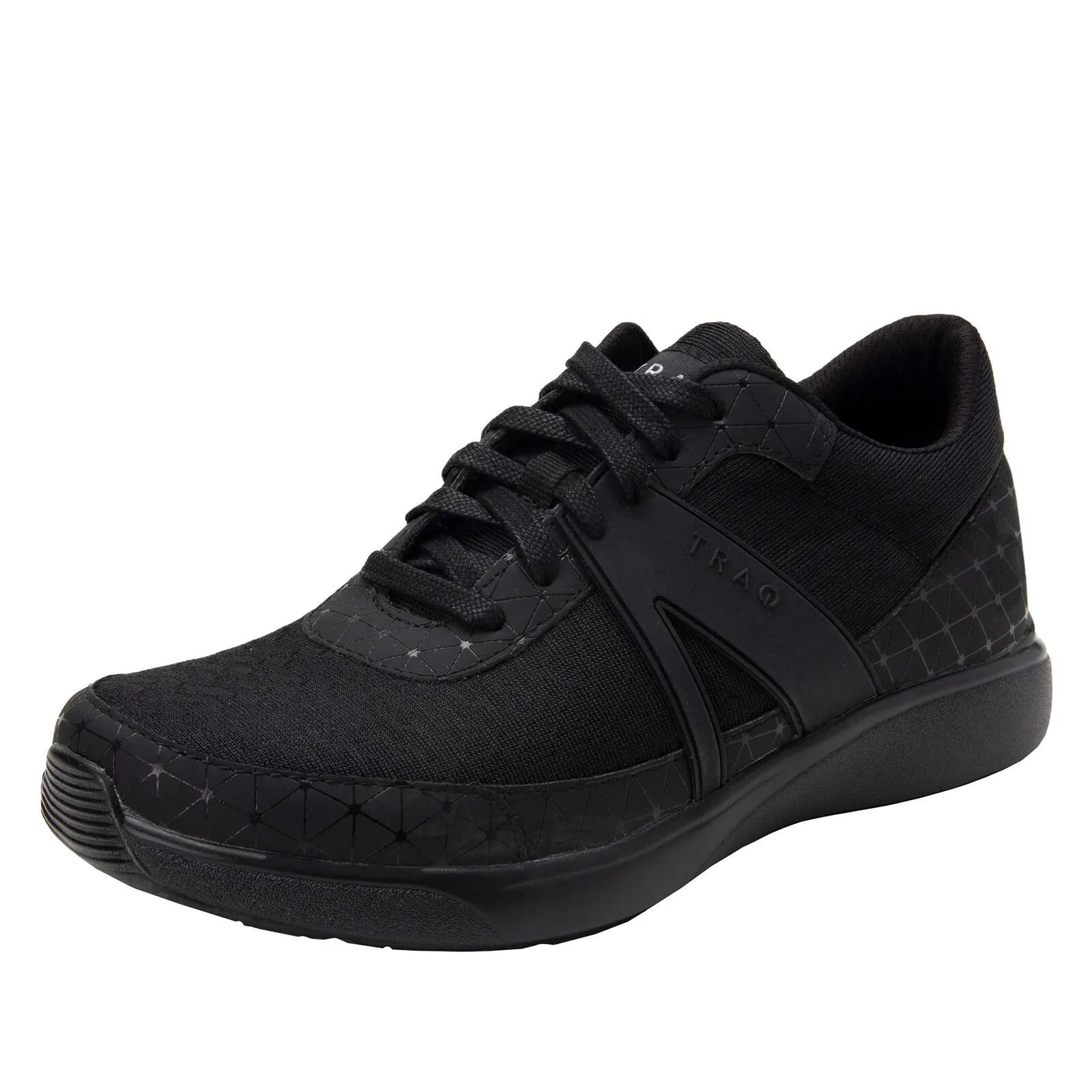 Alegria Womens Qarma Walking Shoes Sneakers Runners - Black Swell