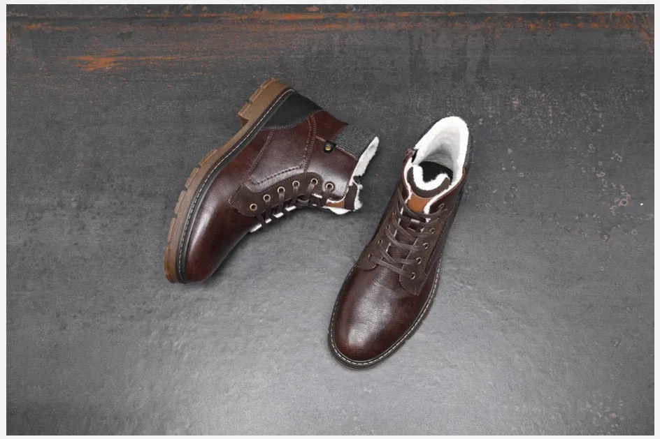 Angelo Ricci™ American Handmade Leather Winter Boots
