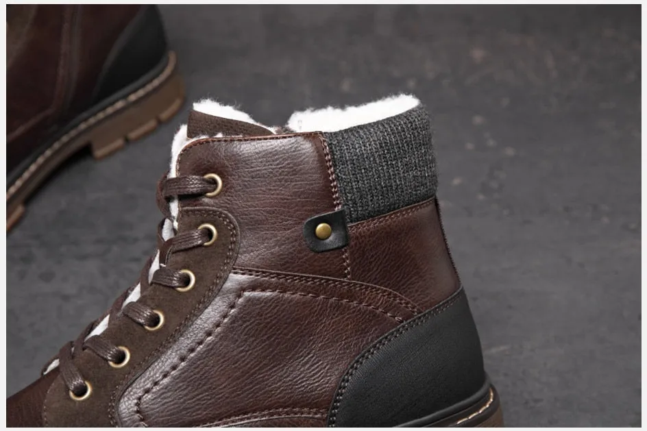 Angelo Ricci™ American Handmade Leather Winter Boots