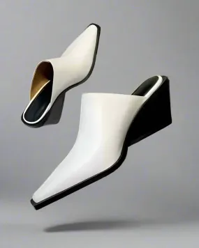 Ashore Shop Womens All Season Pointy PU Leather Shoes Low Heel