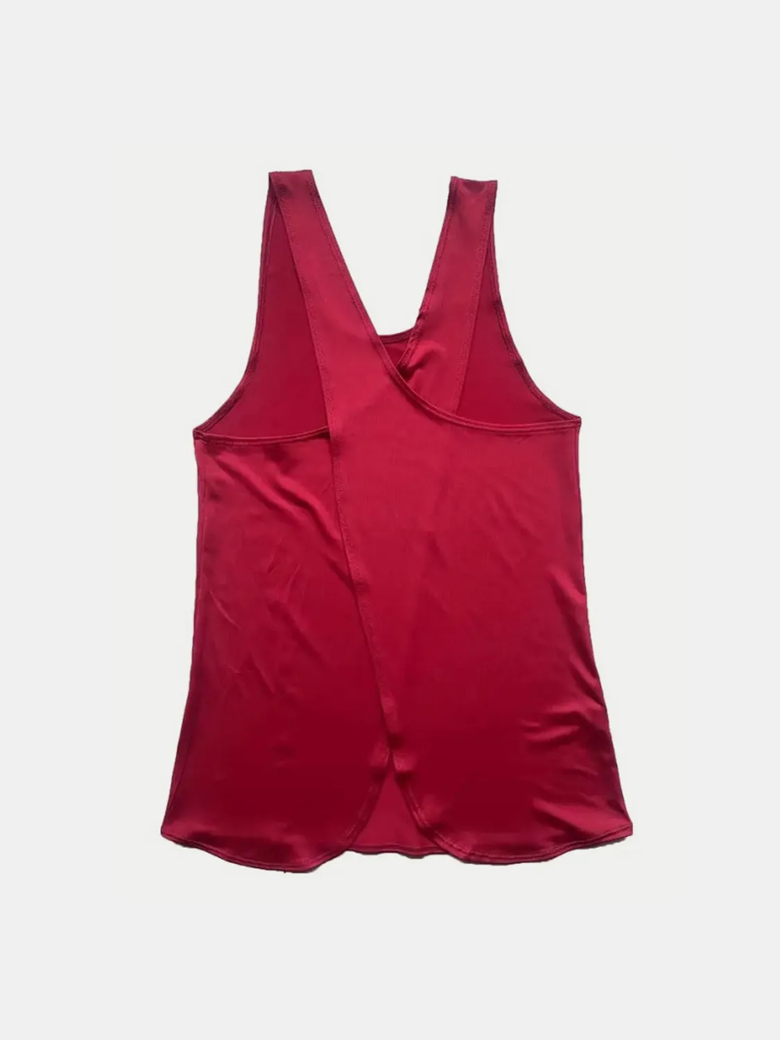 Athena Crisscross Scoop Neck Active Tank