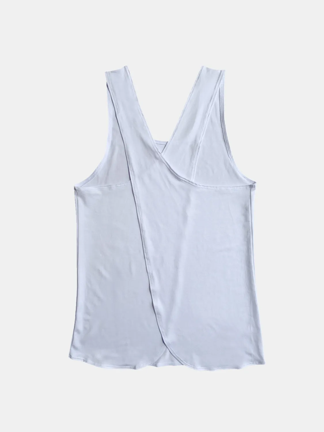 Athena Crisscross Scoop Neck Active Tank