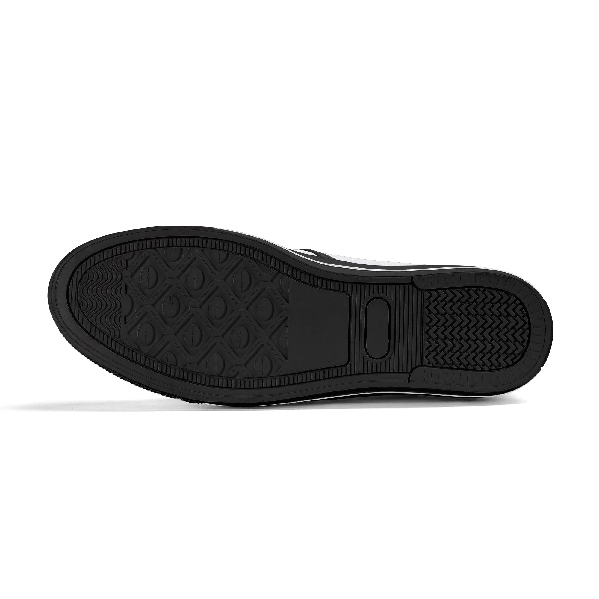 Atomic Kitschy Cat Retro Womens Slip-On Shoes, Mid Century Modern Starburst Sneakers, MCM Casual Footwear