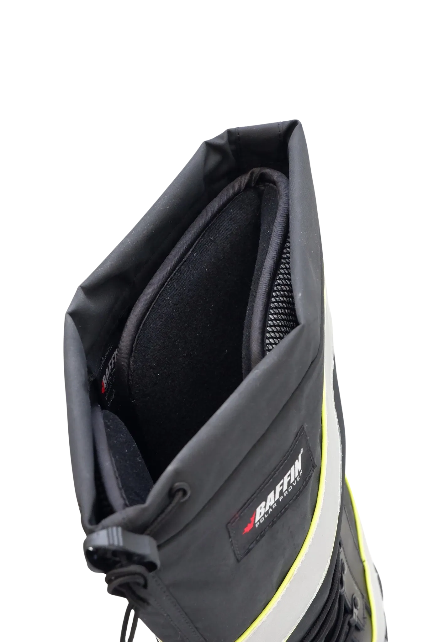 Baffin Men's Winter Work Boots Derrick Hi-Vis, Oil and Acid Resistant, -100°C/-148°F Rated, GelFlex Mid-Sole, Reflective Strips, Neoprene, Sizes 8-13