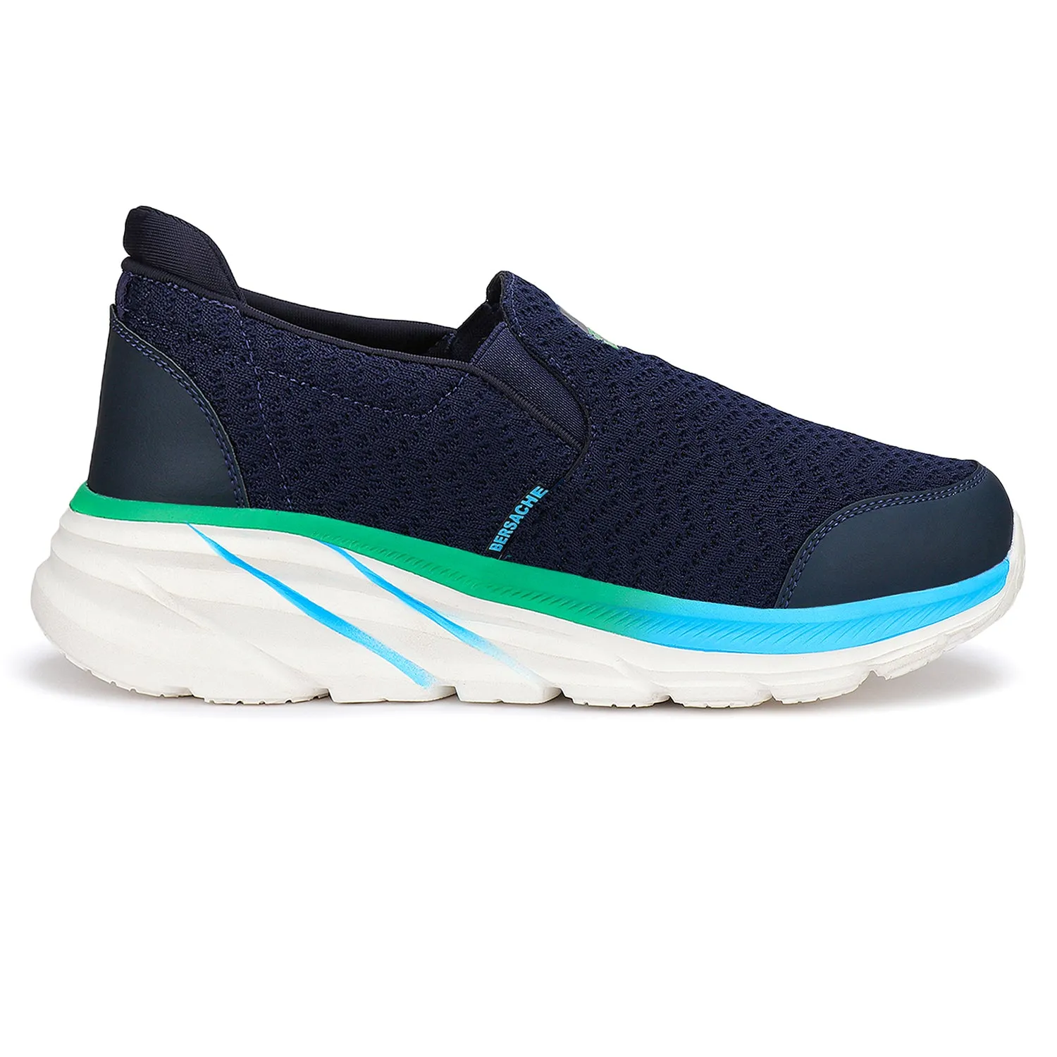 Bersache Lightweight Casual Sneaker Loafer Walking Shoes For Men(9082-Blue)