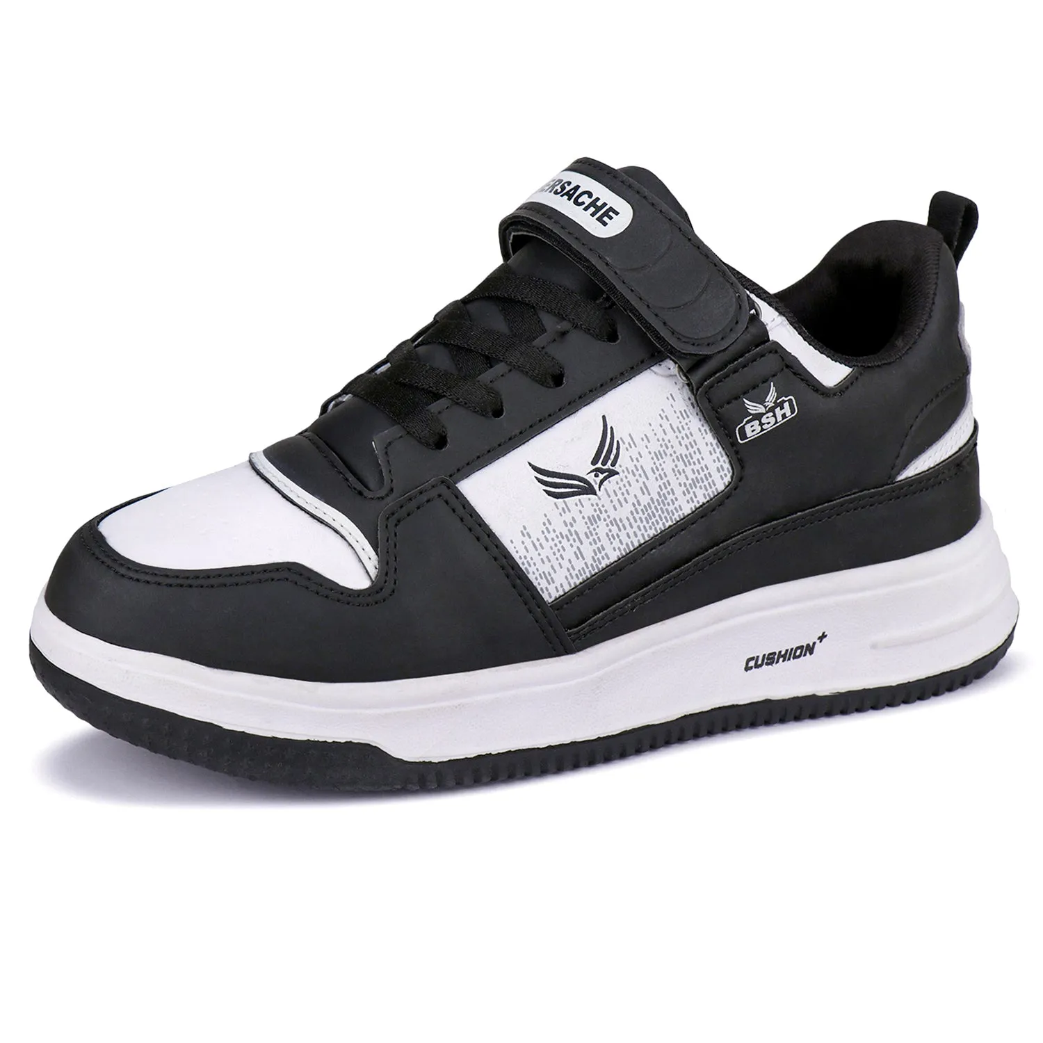 Bersache Sneaker, Loafers ,Casual with Extra Comfort Sneakers For Men (9123-Black)