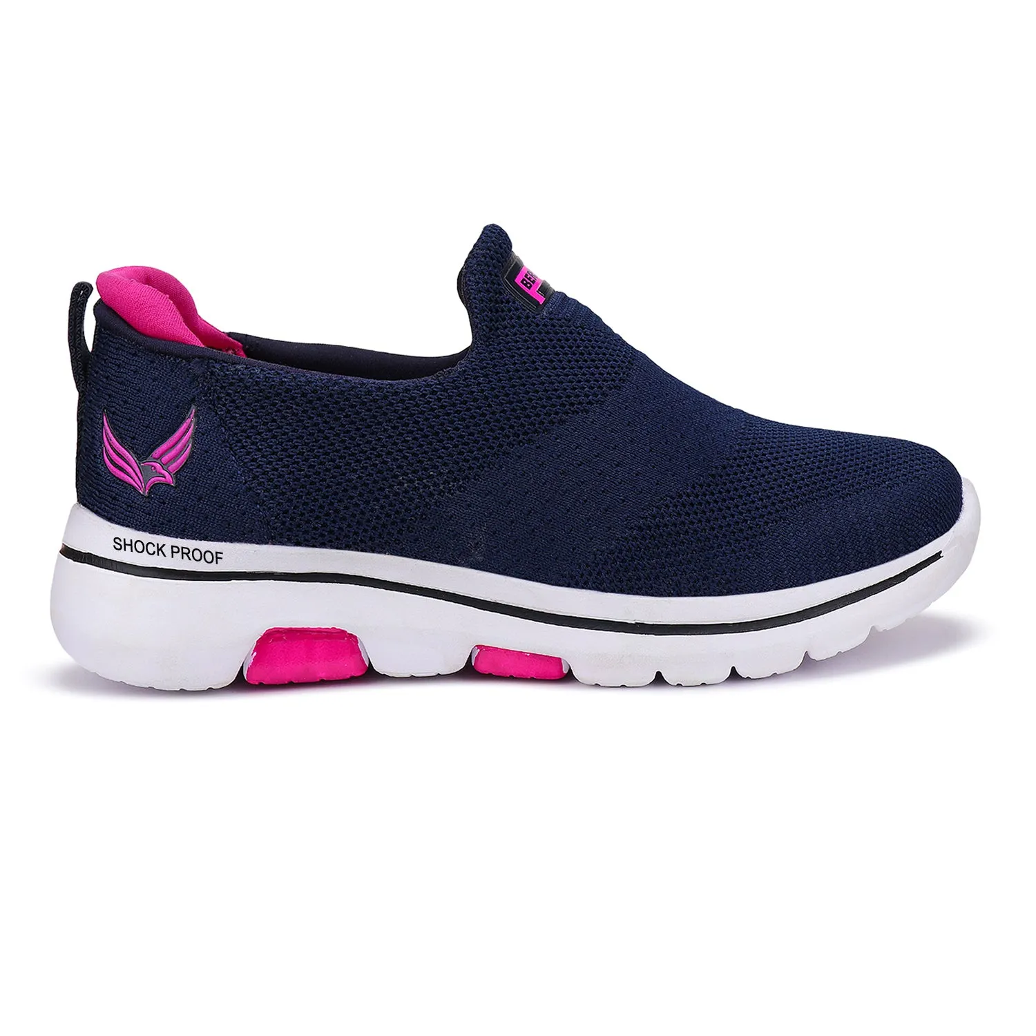 Bersache Sports Running Shoes  For Women (Navy Blue)- 7059