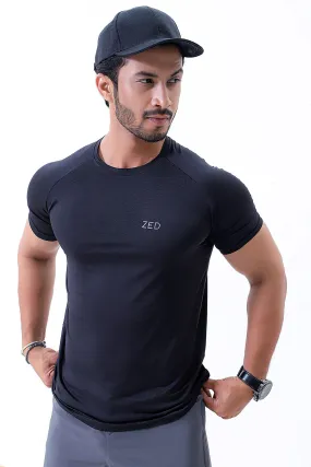 Black Dry-Fitt Poly Tee
