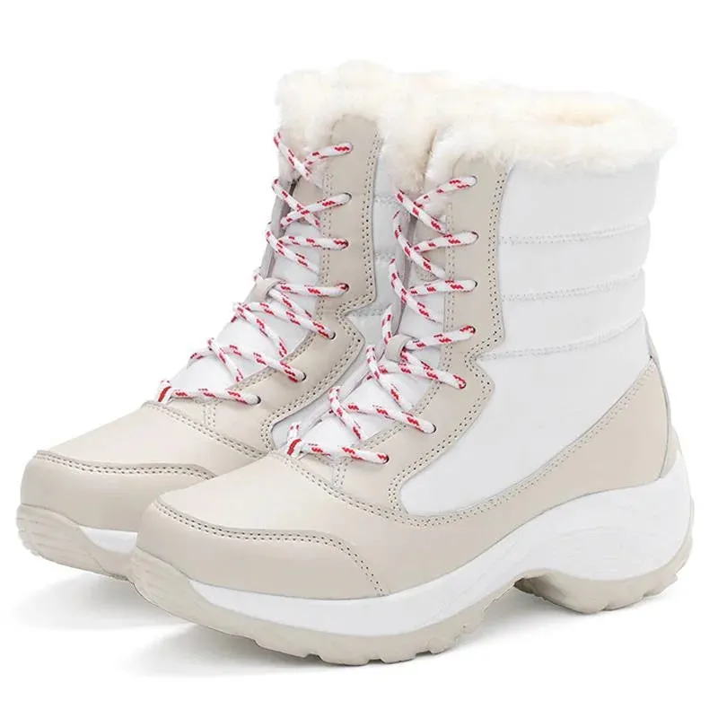 CAROL | Lace-Up Winter Snow Boots