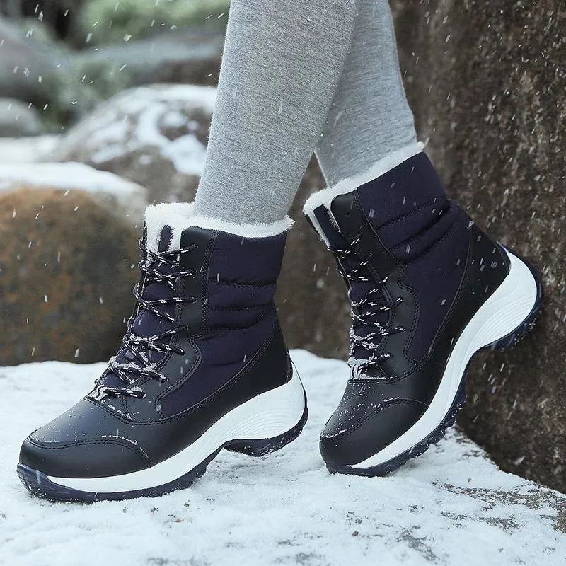 CAROL | Lace-Up Winter Snow Boots