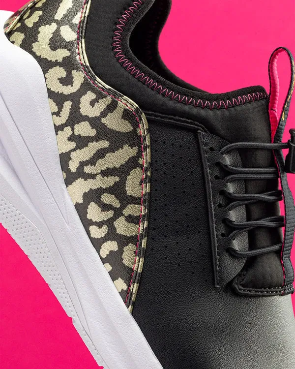 Clove  - Aero Shoes - Limited Edition - Black / Gold Leopard