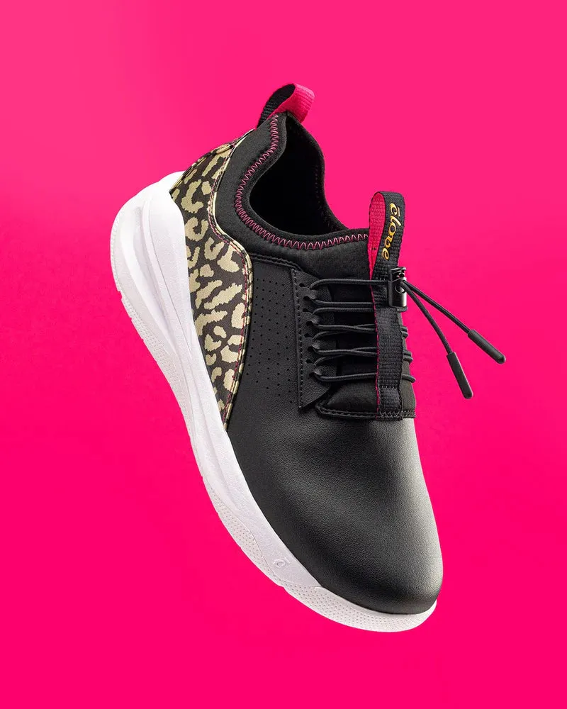Clove  - Aero Shoes - Limited Edition - Black / Gold Leopard