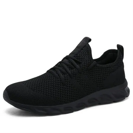 Damyuan Women's Running Shoes Athletic Sport Shoes Fashion Sneakers Lightweight Casual Walking Shoes Breathable Mesh Comfortable Soft Sole, Black, 9