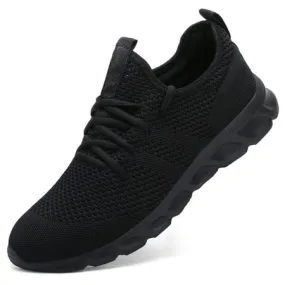 Damyuan Women's Running Shoes Athletic Sport Shoes Fashion Sneakers Lightweight Casual Walking Shoes Breathable Mesh Comfortable Soft Sole, Black, 9