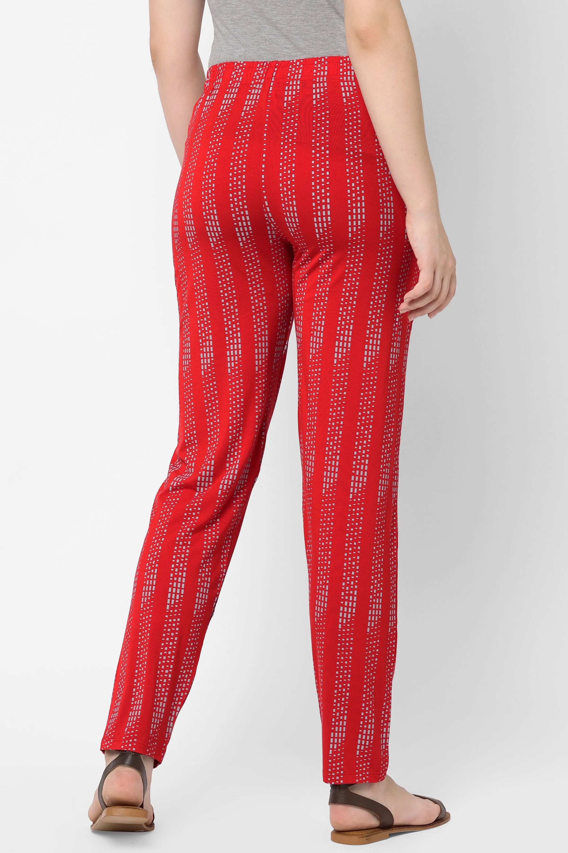 DOT STRIPED COZY PYJAMA FOR WOMEN