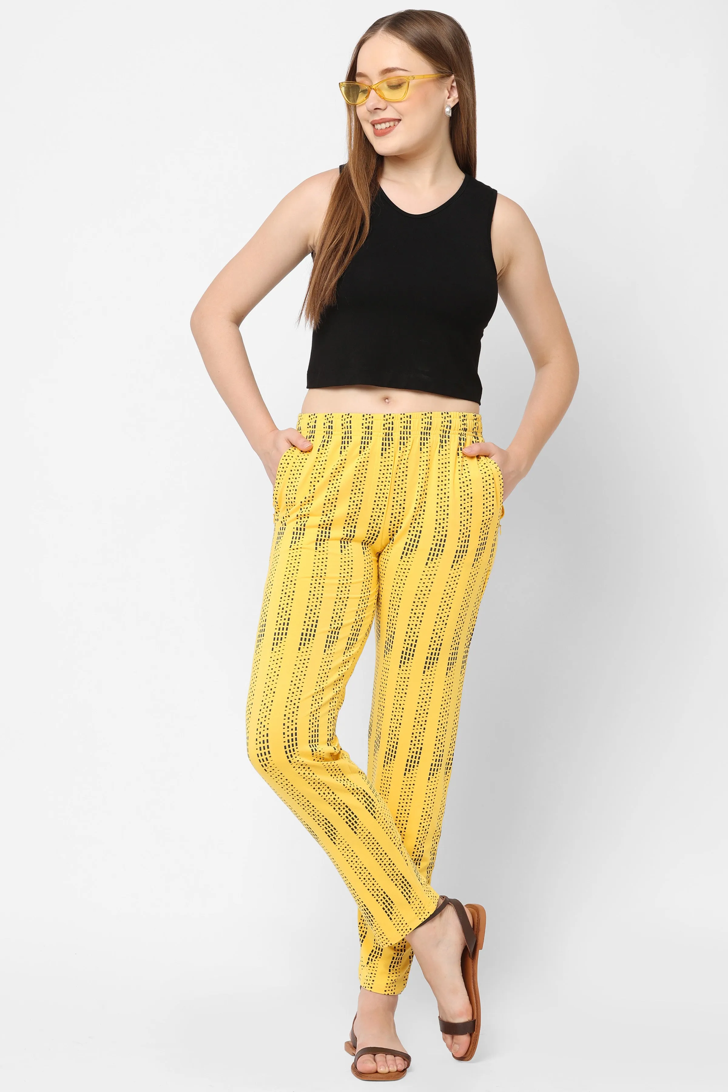 DOT STRIPED COZY PYJAMA FOR WOMEN