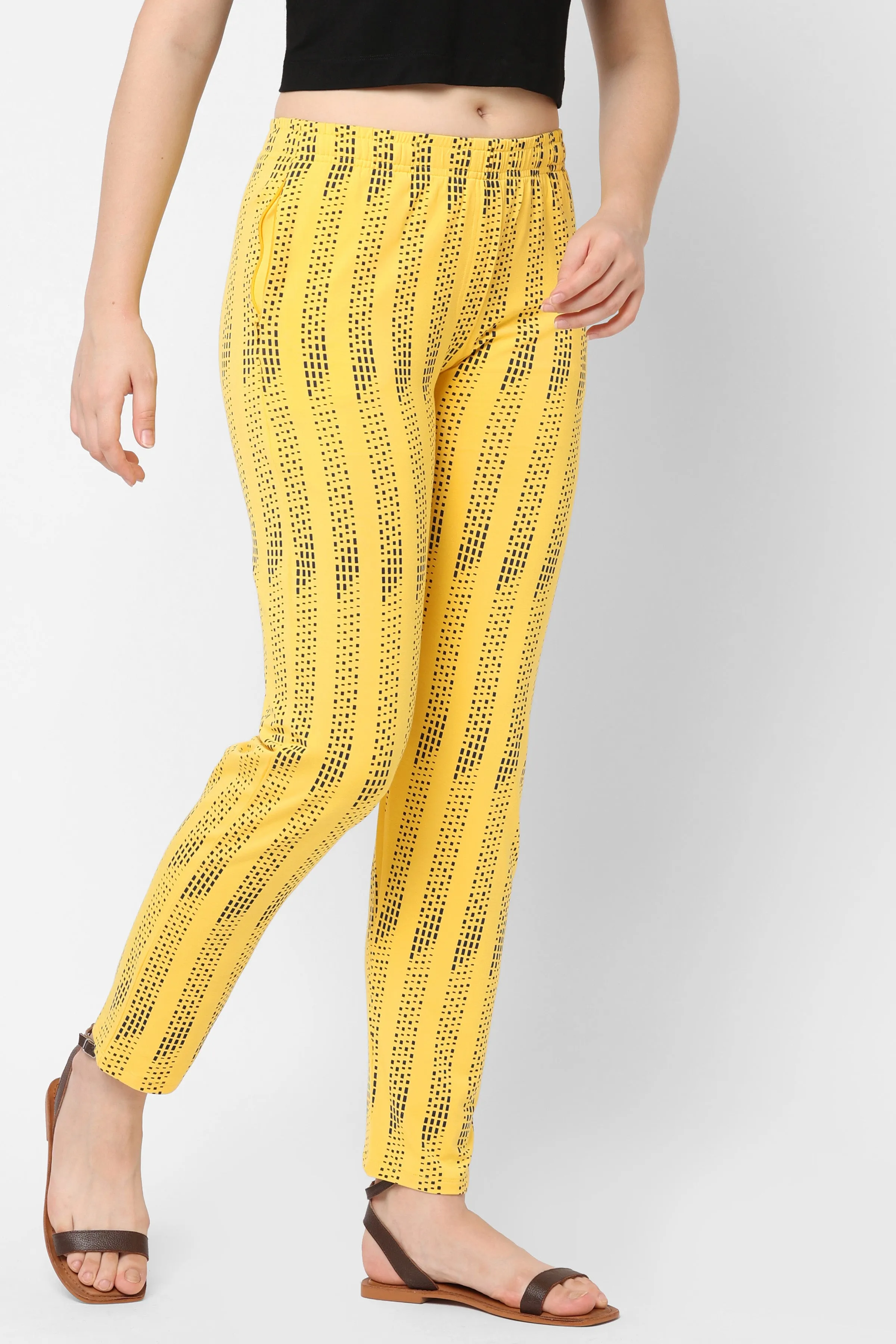 DOT STRIPED COZY PYJAMA FOR WOMEN