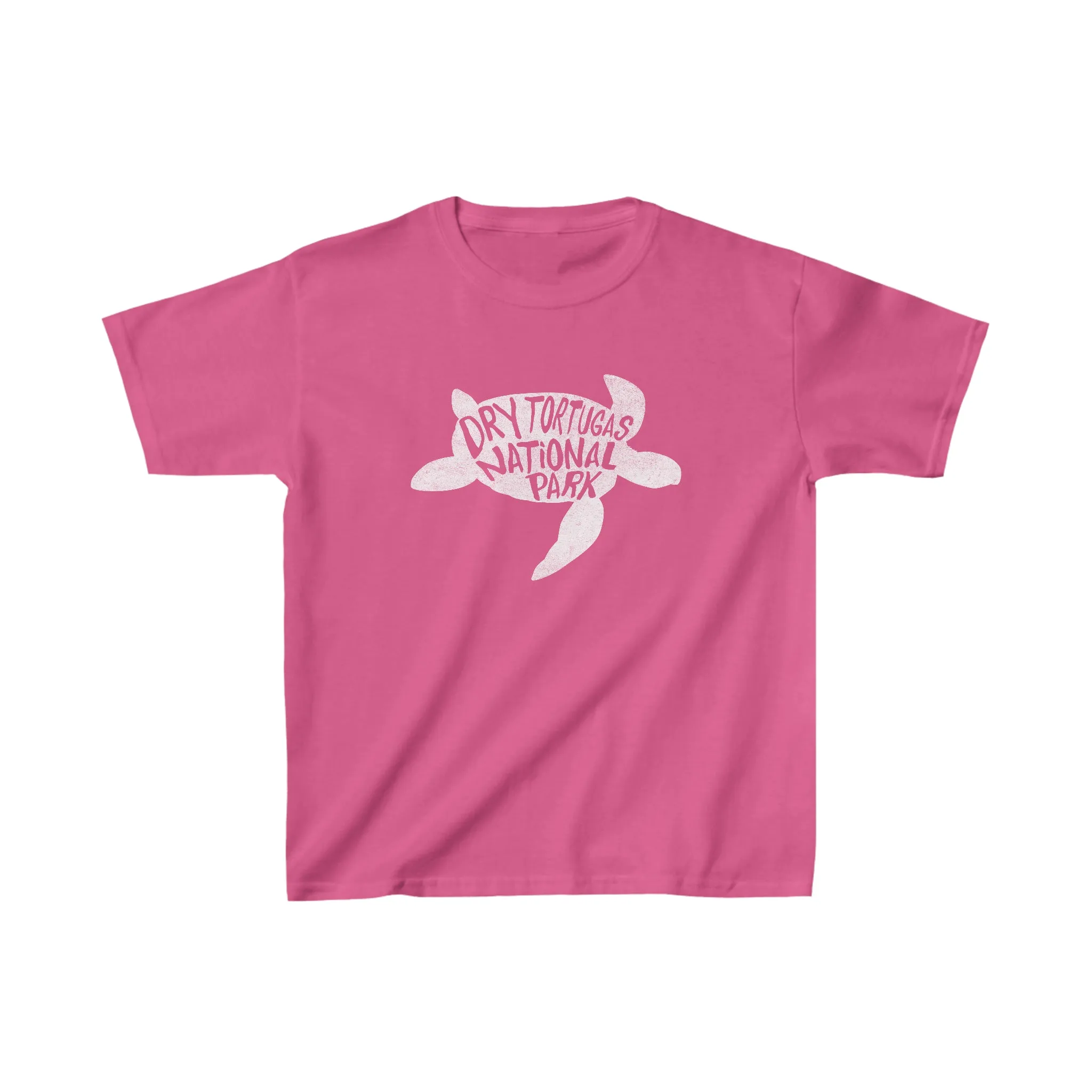 Dry Tortugas National Park Child T-Shirt - Turtle Chunky Text