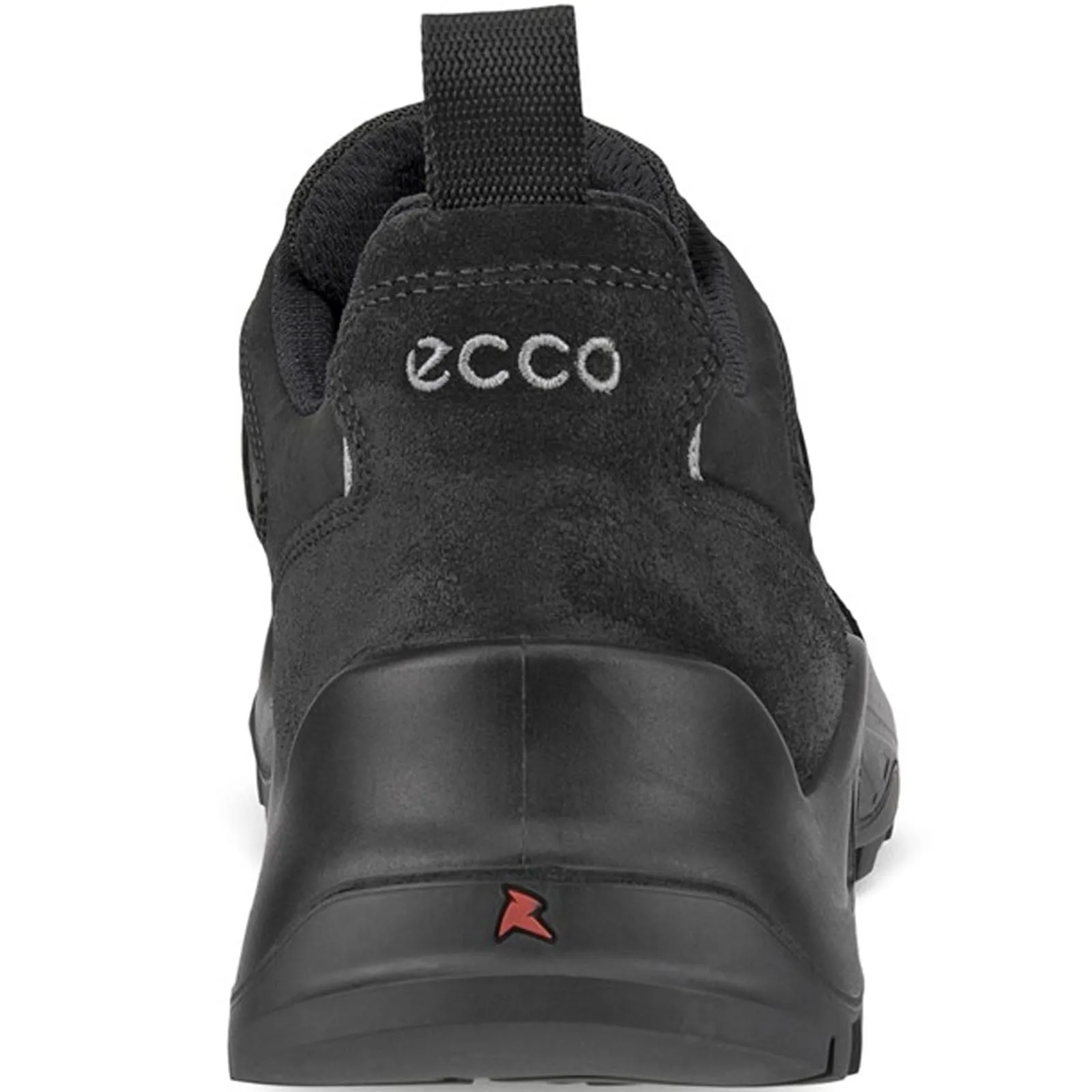ECCO Mens Offroad Leather Low Rise Walking Shoes - Black