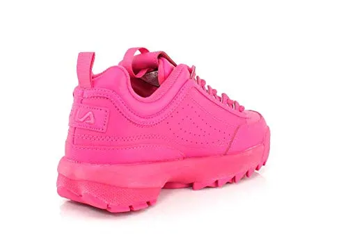 Fila Womens Disruptor ll Premium Fade Pink Sneaker - 9.5 | Fashion Sneakers
