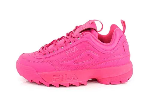 Fila Womens Disruptor ll Premium Fade Pink Sneaker - 9.5 | Fashion Sneakers