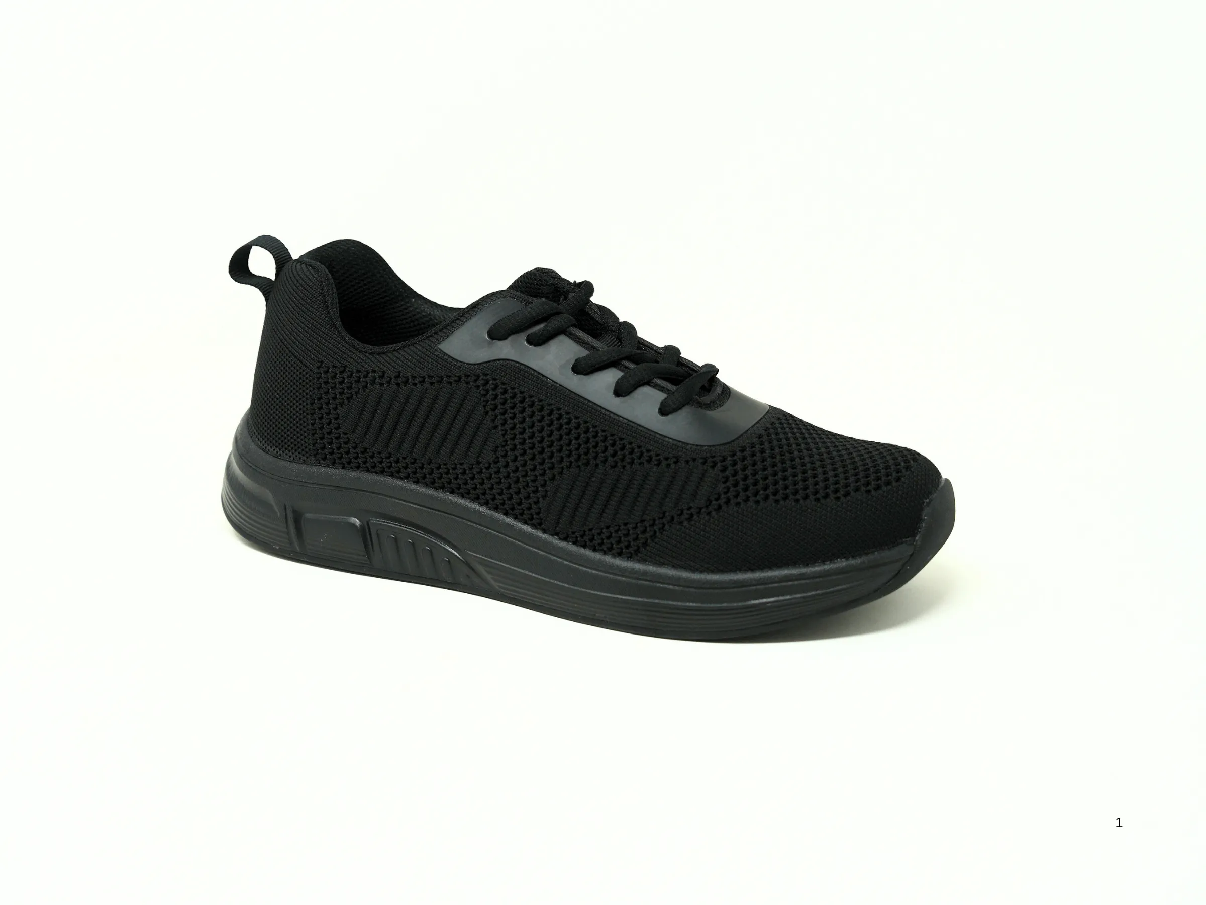 FITec 9710 Black - Men's Knitted Walking Comfort Shoe