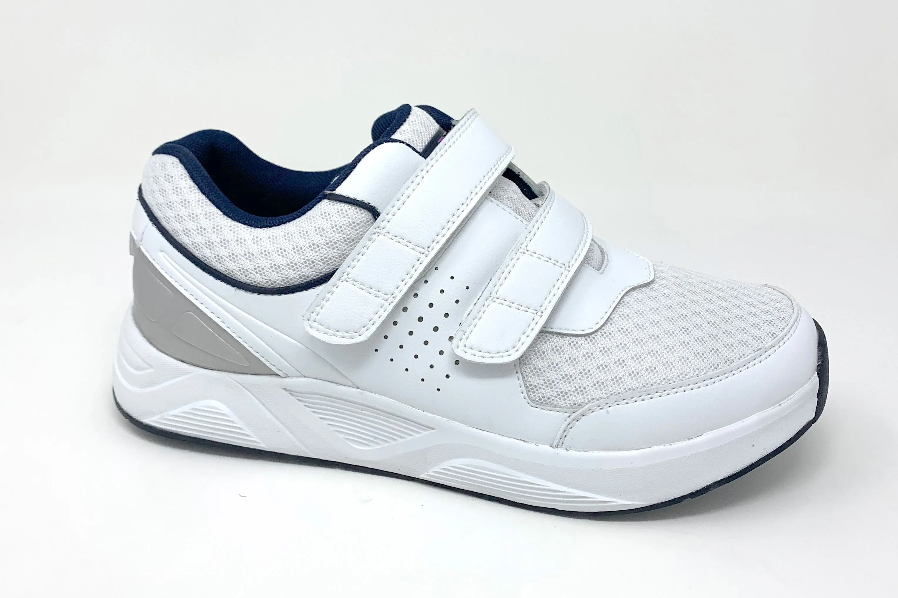 FITec 9721 White - Men's Added-Depth Light Mesh Walking Shoe
