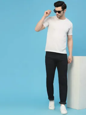 Flawless Men Black Casual  Denim
