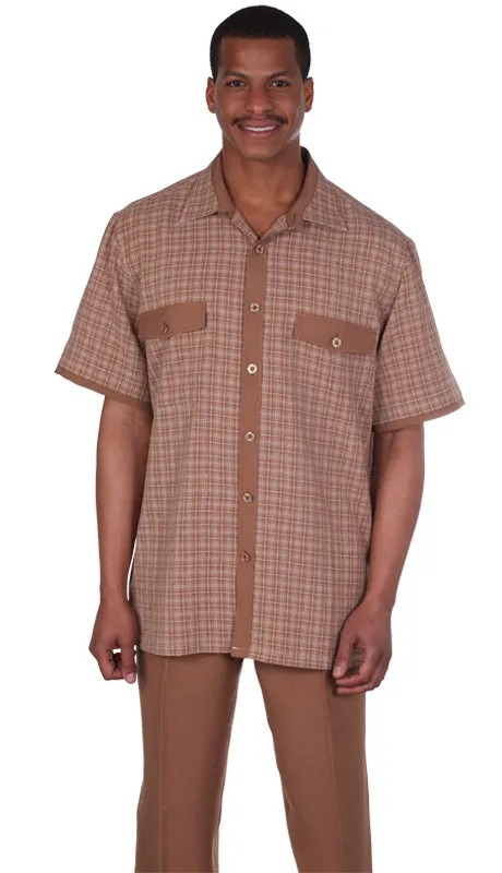 Fortino Landi 2953-BR Mens Walking Suit