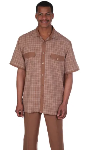 Fortino Landi 2953-BR Mens Walking Suit