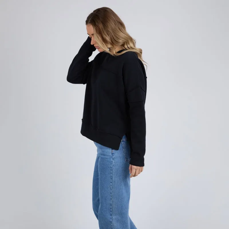Foxwood | Jayne Throw On Fleece - Black