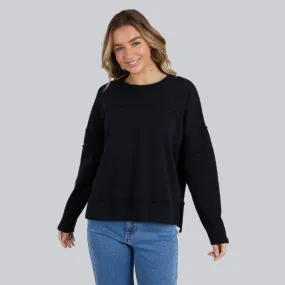 Foxwood | Jayne Throw On Fleece - Black