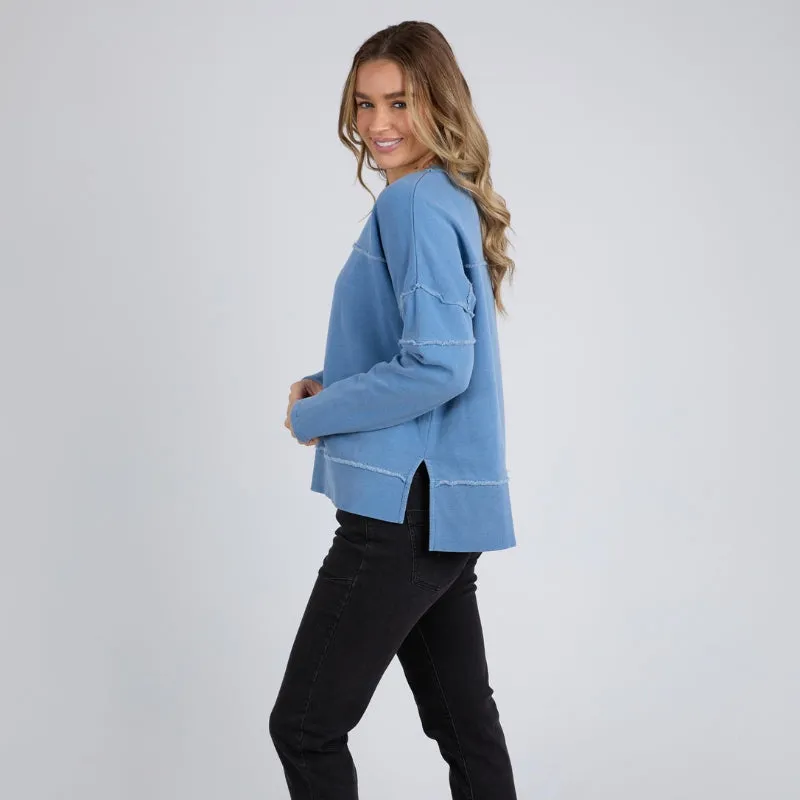 Foxwood | Jayne Throw On Fleece - Coronet Blue