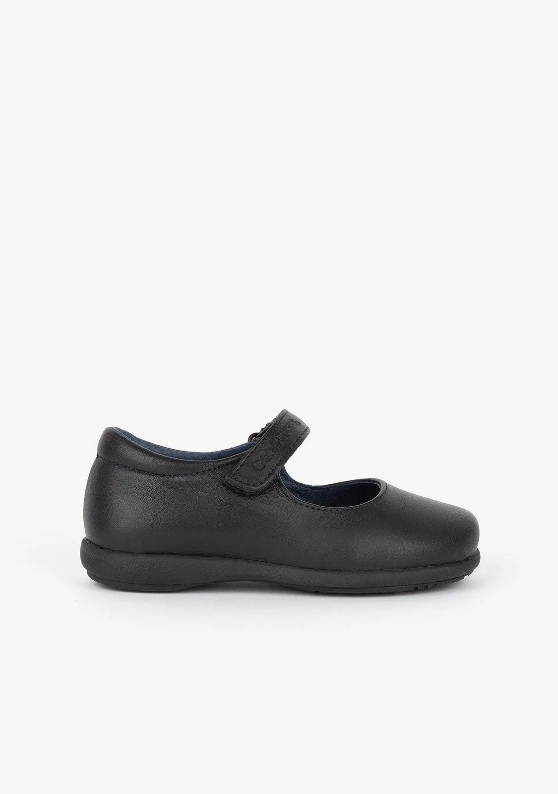 Girl's Navy School Shoes