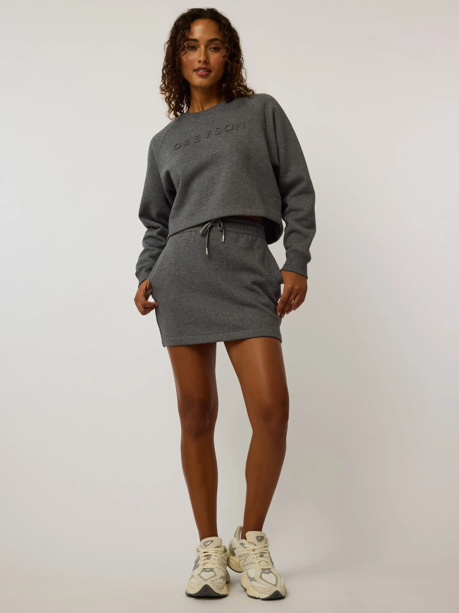 Greyson Aspen Cropped Crewneck