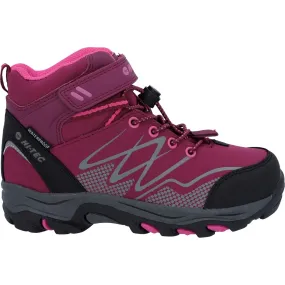 Hi-Tec Kids Blackout Hiking Mid Boots - Pink