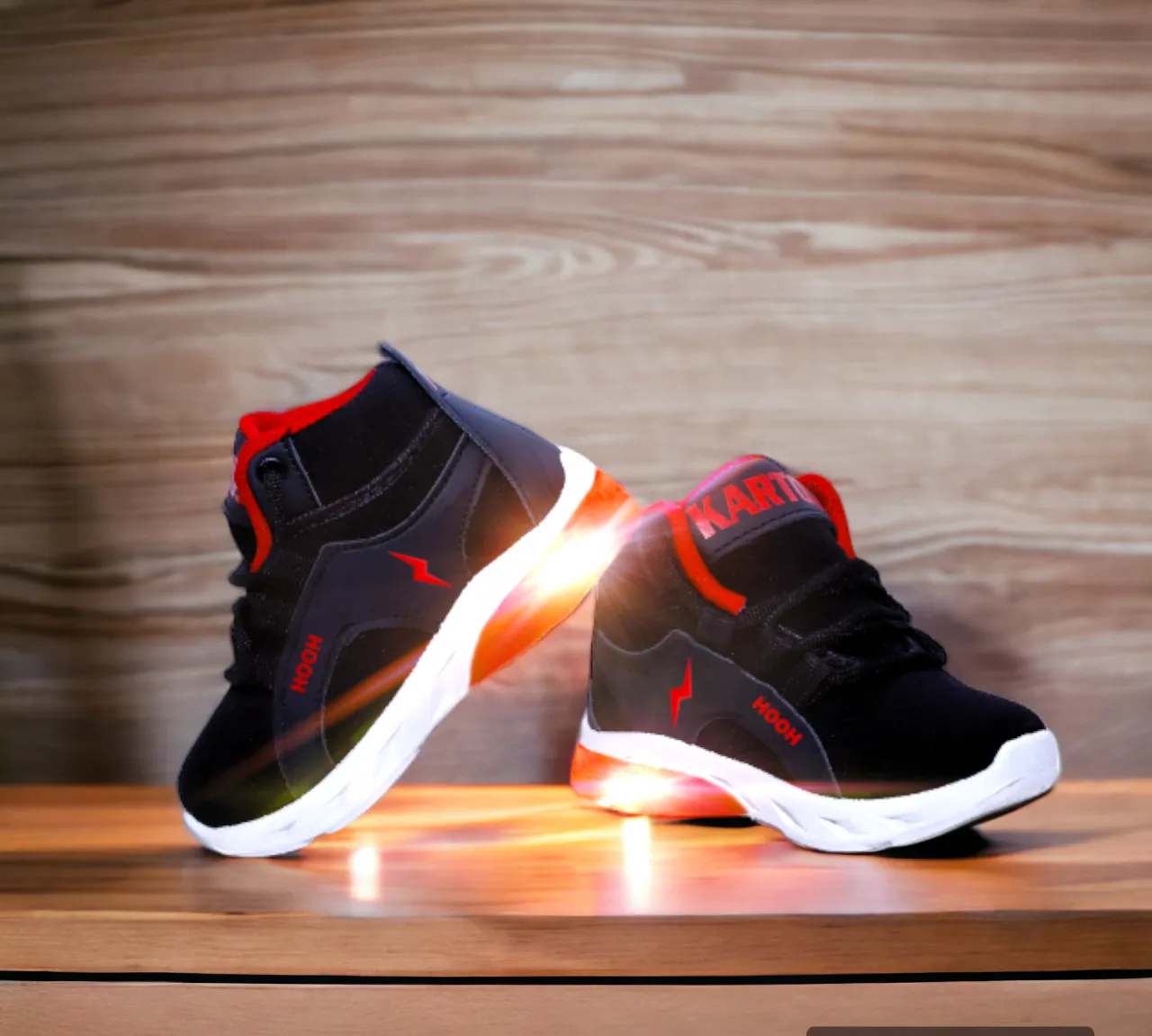 Hooh kids LED light shoes for boys and girls
