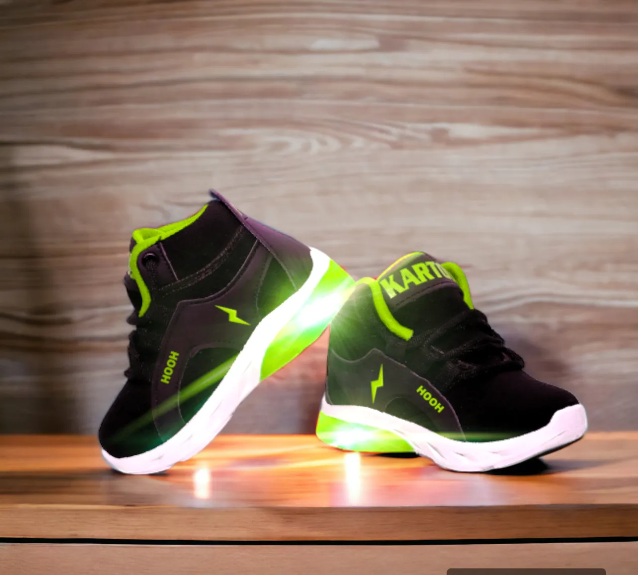 Hooh kids LED light shoes for boys and girls