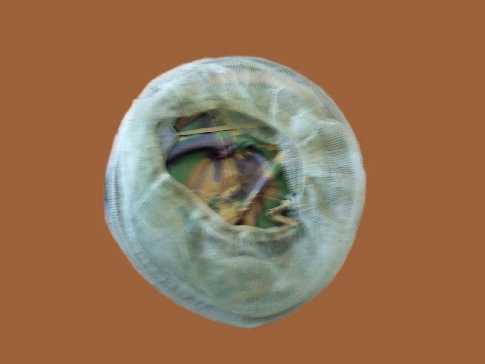 INSECT HEADNET WITH MOSQUITO NET NEW 1 PIECE CAMOUFLAGE NEW