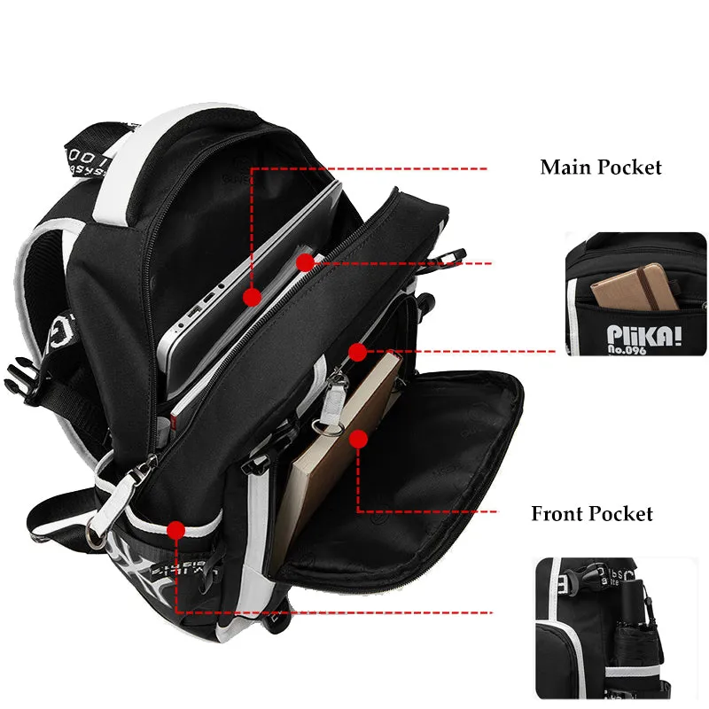 Junior School Boys Backpacks For 3-6 Grade Students Luminous Schoolbag