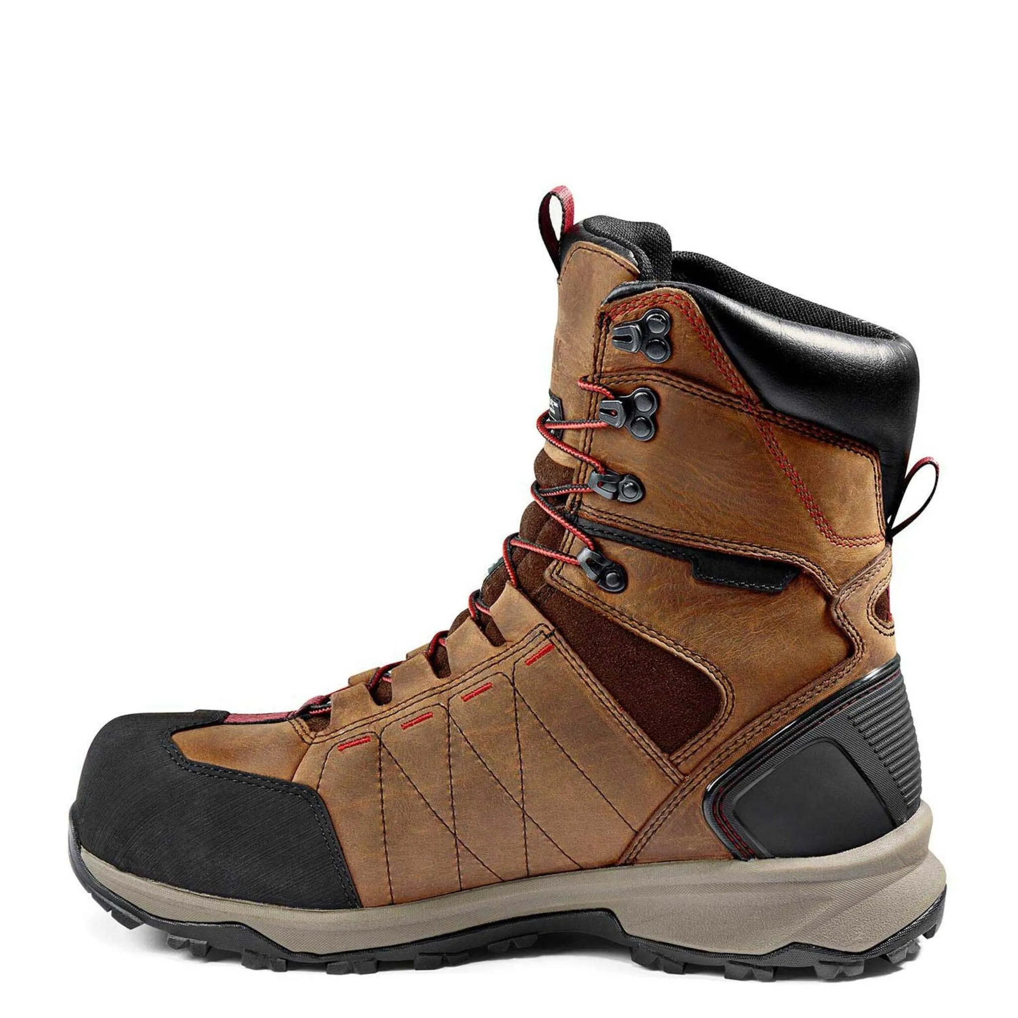 Kodiak Men's Ice Conqueror 8" Winter Safety Work Boot, Waterproof Leather, Vibram® Arctic Grip, Composite Toe & Plate, Insulated to -40°C | Sizes 7-14