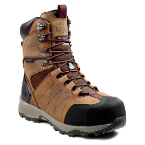 Kodiak Men's Ice Conqueror 8" Winter Safety Work Boot, Waterproof Leather, Vibram® Arctic Grip, Composite Toe & Plate, Insulated to -40°C | Sizes 7-14