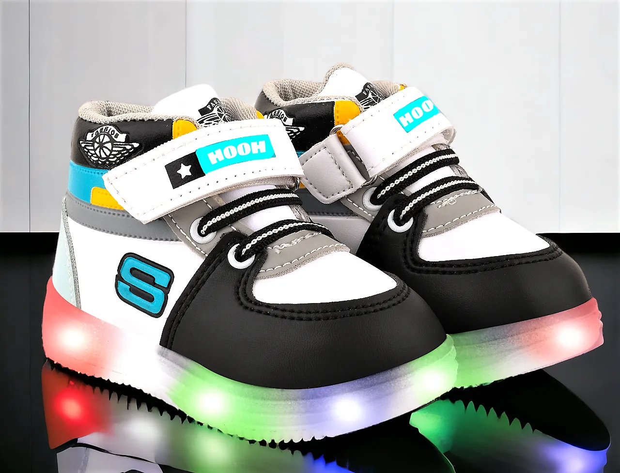 Latest Kids shoes for boys and girls NITRO Fashion LED Light  Shoes 0 months to 15 years